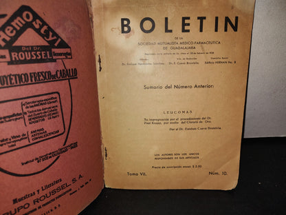173- Boletín De La Sociedad Mutualista Médico-Farmacéutica De Guadalajara - Octubre 1935