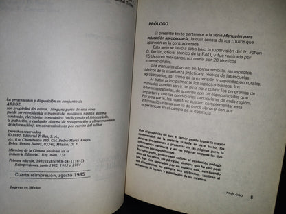 96- Manuales Para Educación Agropecuaria. Arroz - Sep/Trillas - 1985