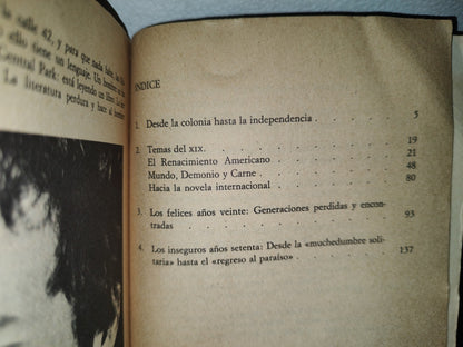 163- Biblioteca Cultural Rtve. Literatura Norteamericana - Cándido Pérez Gállego - 1975