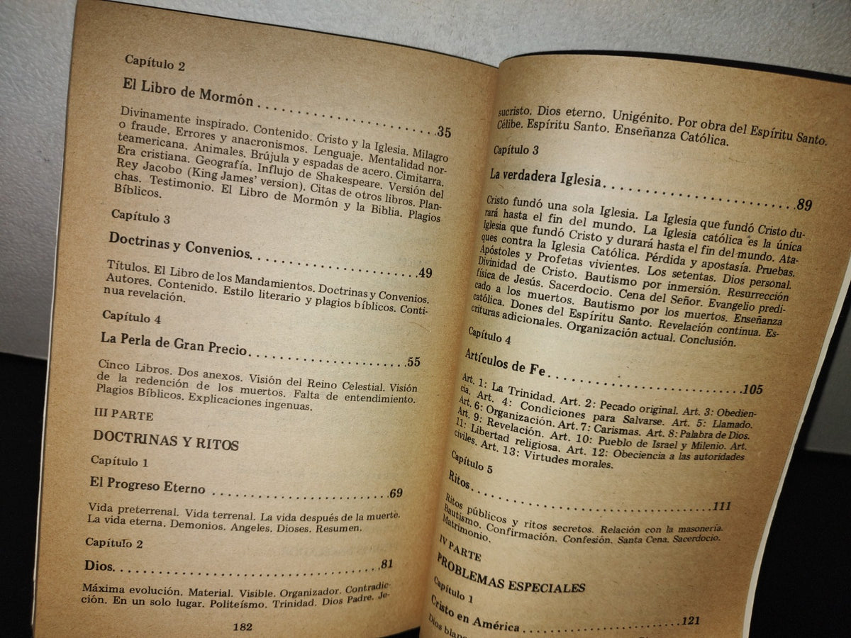 201- Los Mormones. Paganismo Con Pantalla Cristiana - P. Flaviano Amatulli Valente, Primera Edición 1989