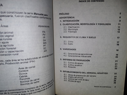 96- Manuales Para Educación Agropecuaria. Arroz - Sep/Trillas - 1985