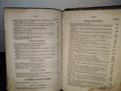 60- Código De Comercio De Los Estados Unidos Mexicanos. Expedido En Virtud De La Autorización Concedida Al Ejecutivo Por Decreto De 15 De Diciembre De 1883. Veracruz-Puebla, Librerías "La Ilustración", 1884