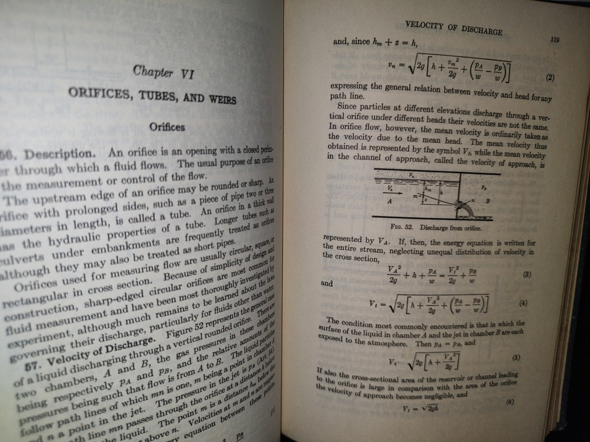 174- Hidráulica / Hydraulcs. Fifth Edition - Horace W. King, Chester O. Wisler
