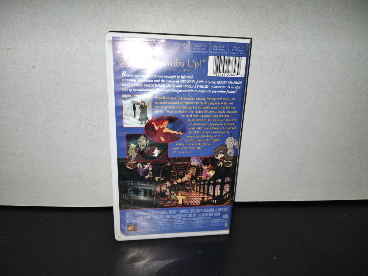 A5- Película Original Vhs De Disney: Anastasia - 1998