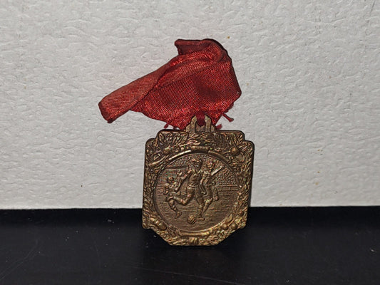 A6- Antigua Medalla De Metal De Fútbol - 50'S - 60'S