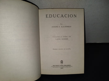 158- Educación - Joseph Kauffman - Uteha - 1967