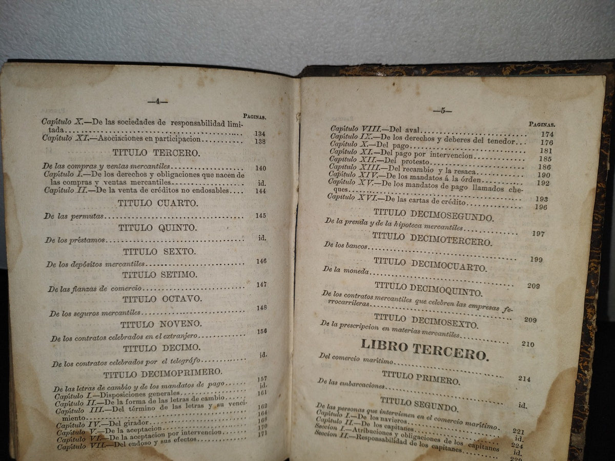 60- Código De Comercio De Los Estados Unidos Mexicanos. Expedido En Virtud De La Autorización Concedida Al Ejecutivo Por Decreto De 15 De Diciembre De 1883. Veracruz-Puebla, Librerías "La Ilustración", 1884
