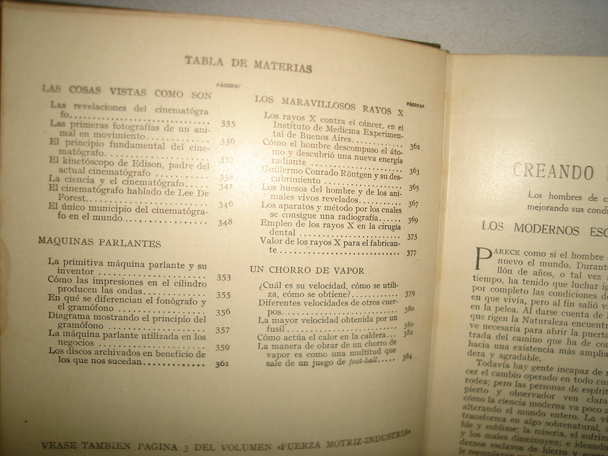 169- Colección Moderna De Conocimiento Universal: Fuerza Motriz - Editorial Jackson - 1928