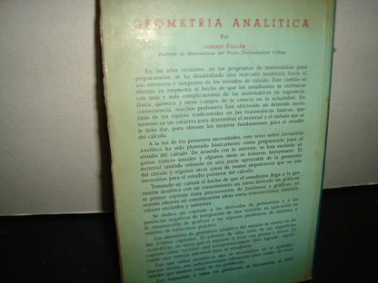 23- Geometría Analítica - Gordon Fuller - C.E.C.S.A.