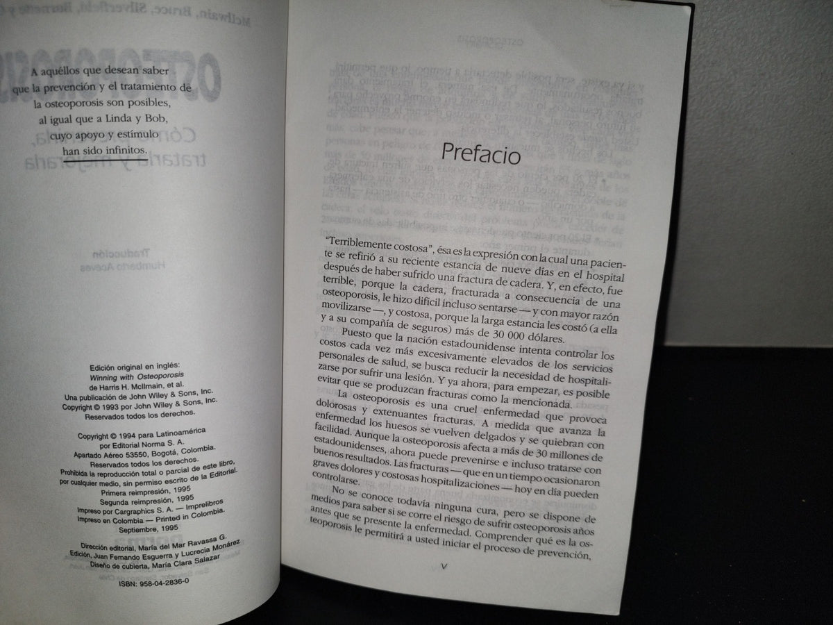 202- Osteoporosis. Cómo Prevenirla, Tratarla Y Mejorarla - McIlwain, Bruce, Silverfield, Burnette