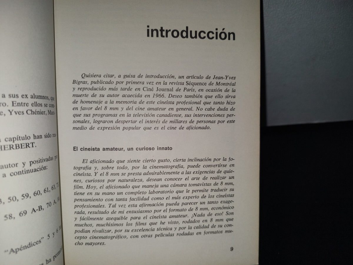 83- Fotografía. 8/Super8/16 - André Lafrance - Daimon - 1977