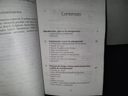 202- Osteoporosis. Cómo Prevenirla, Tratarla Y Mejorarla - McIlwain, Bruce, Silverfield, Burnette