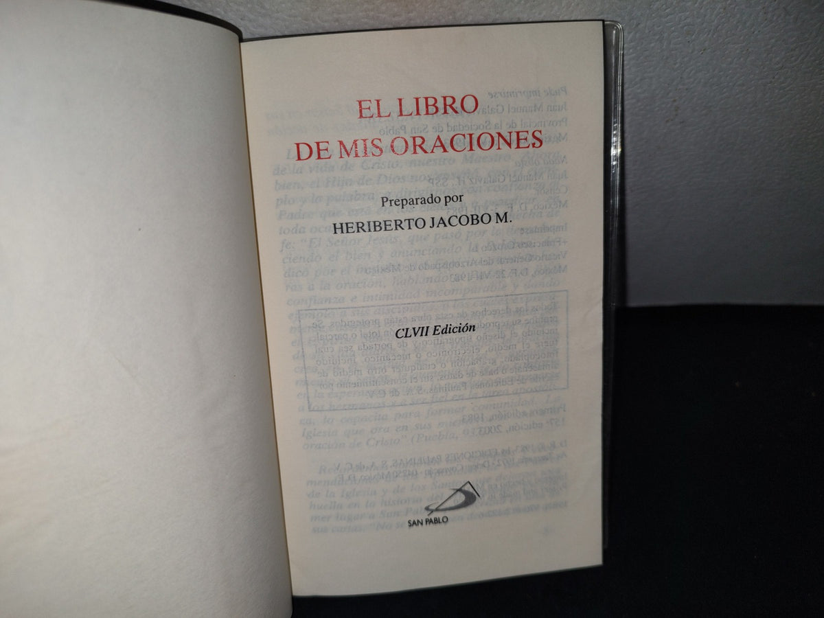 163- El Libro De Mis Oraciones - Heriberto Jacobo M. - 2003