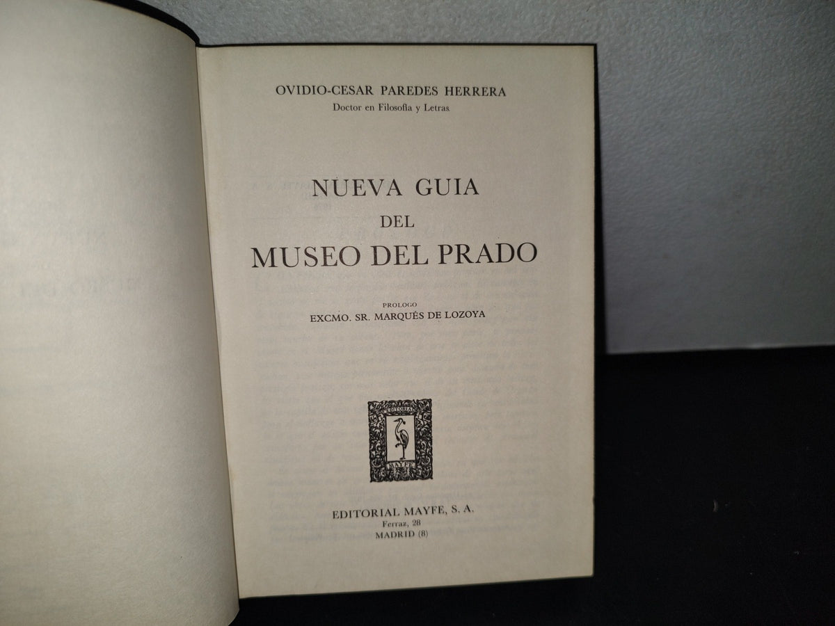 180- Nueva Guía Del Museo Del Prado - Ovidio-César Paredes Herrera - 1976