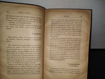 64- Diez Años De Crítica Teatral (1907-1916) - P. Caballero - 1916