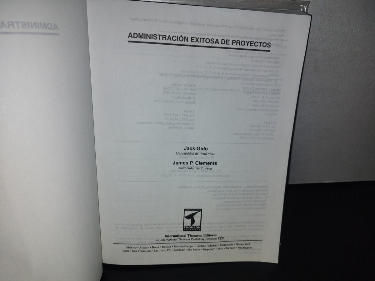 128- Administración Exitosa De Proyectos - Jack Gido, James P. Clements