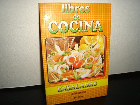 10- Libros De Cocina. Musa - Ensaladas - J. Montoliu