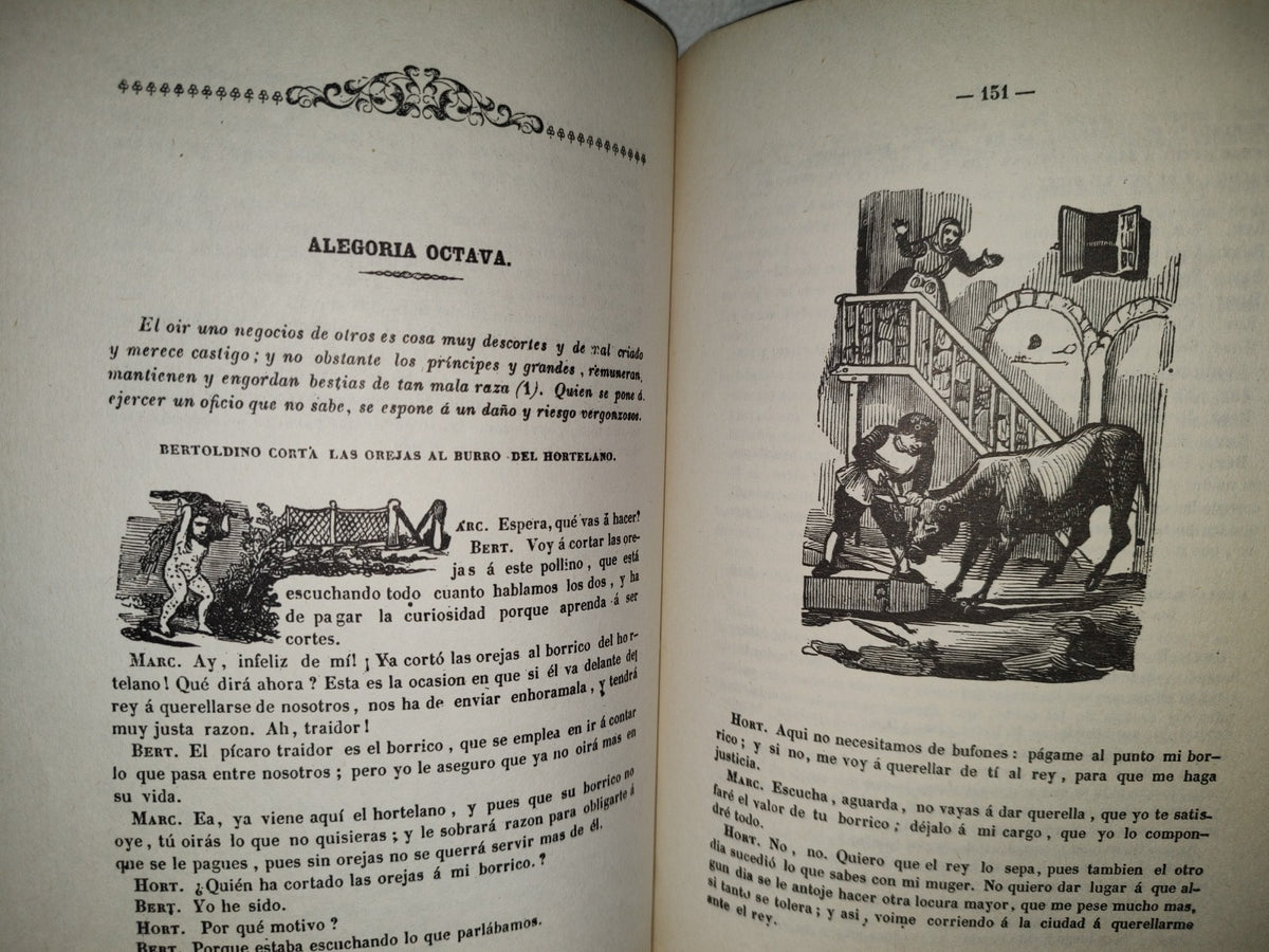 220- Historia De Bertoldo, La De Su Hijo Bertoldino Y La De Su Nieto Cacaseno - Tío Camorra. Reproducción Facsimilar De La Edición De 1843. Manuel Porrúa S. A. Colección Documentos Mexicanos 10 - Primera Edición 1976