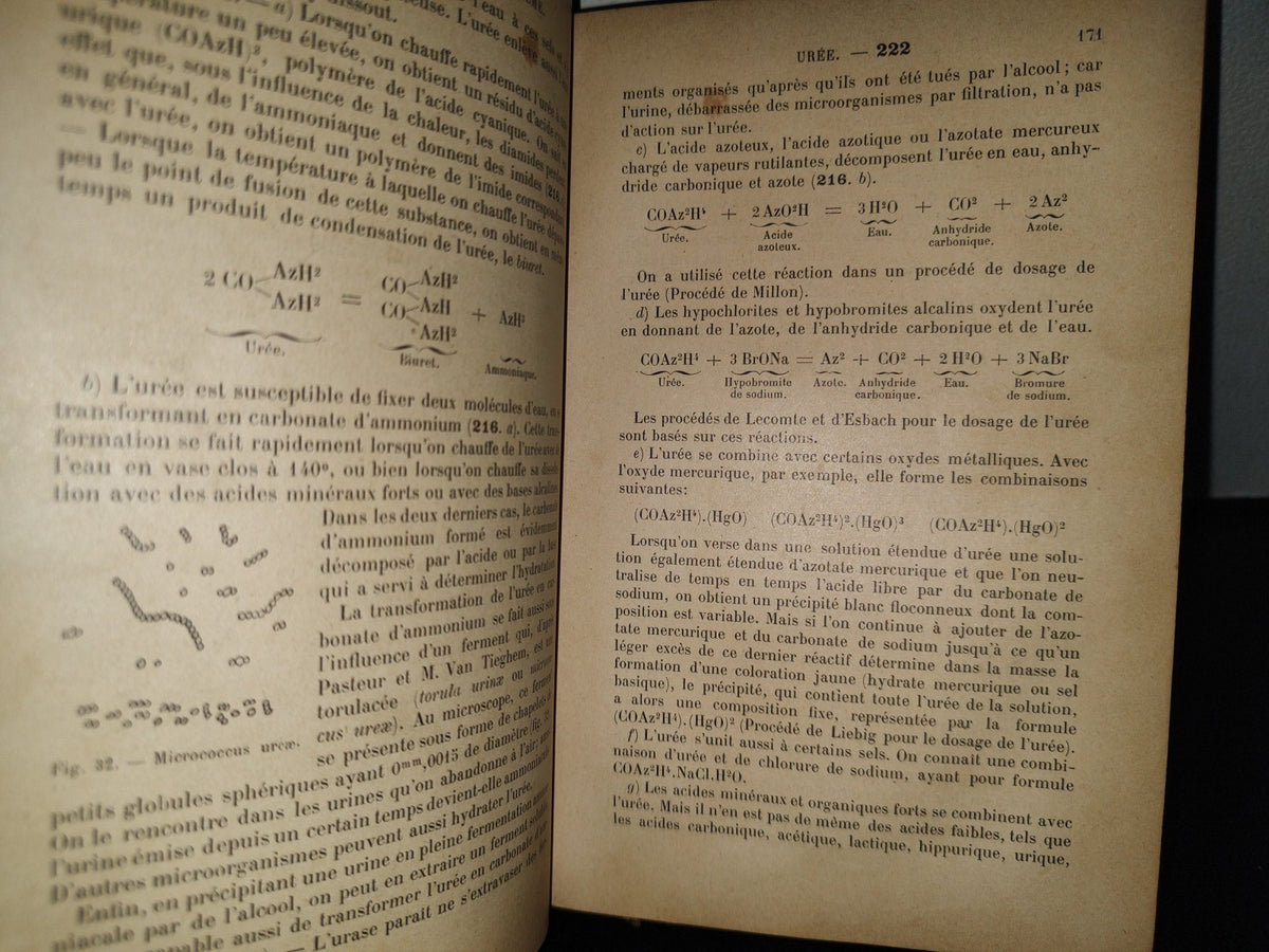 65- Francés. Traité Élémentaire De Chimie Biologique, Pathologique Et Clinique - 1897