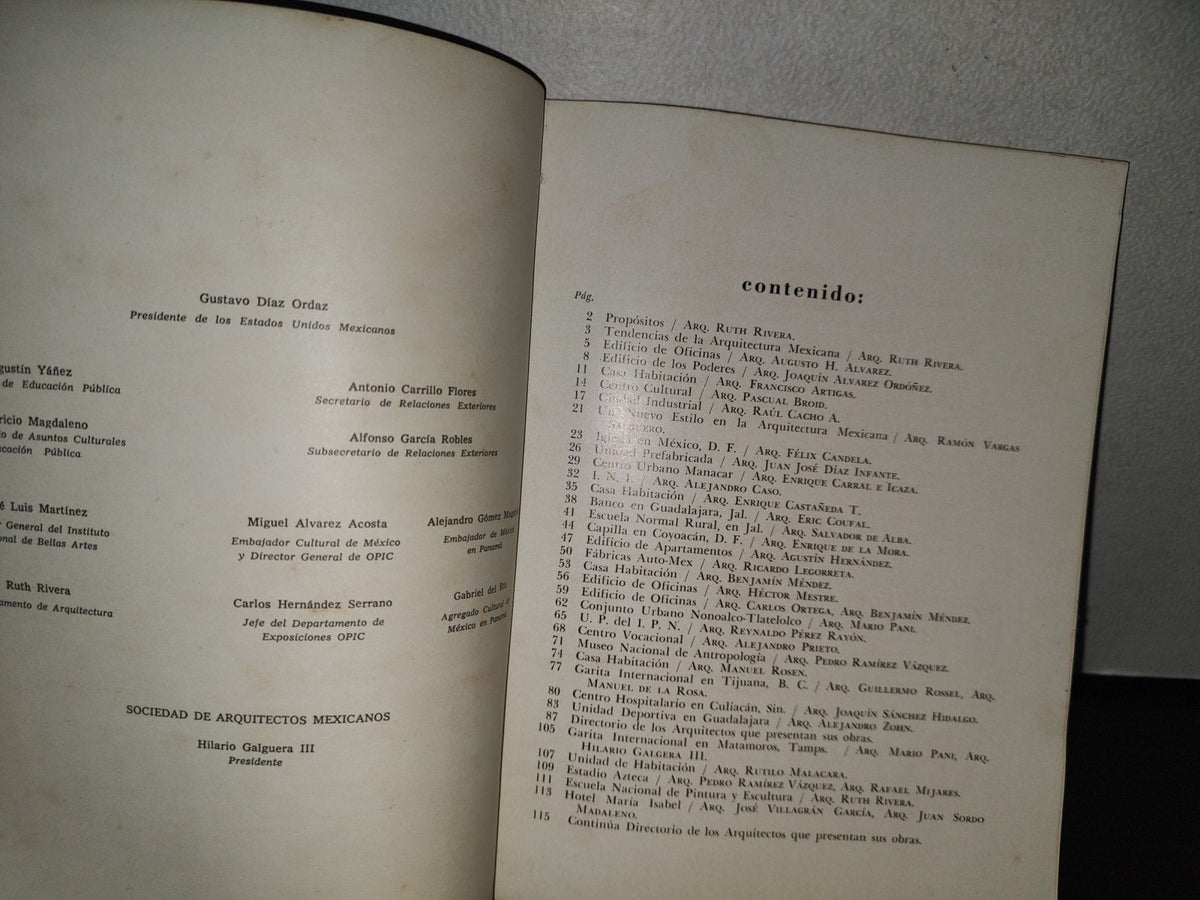 93- Festival Mexicano Amistad Y Cultura. Nuevos Ejemplos De La Arquitectura Mexicana Octubre 1966