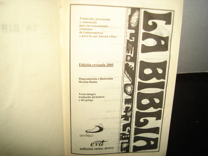 18- La Biblia. Latinoamérica - Editorial Verbo Divino. Edición Revisada 2005
