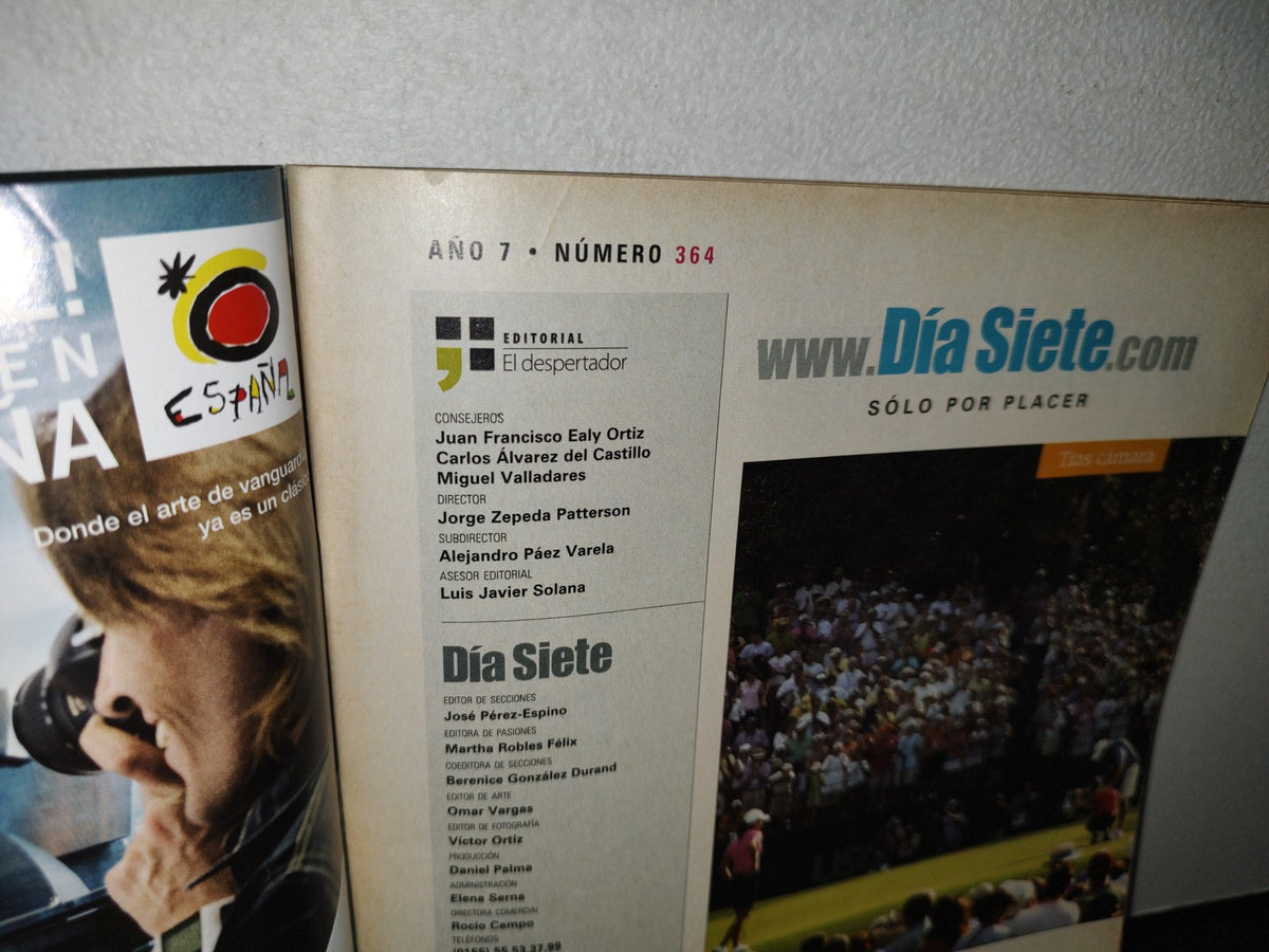 166- Revista Día Siete. Lorena Ochoa. No. 364 - 2007