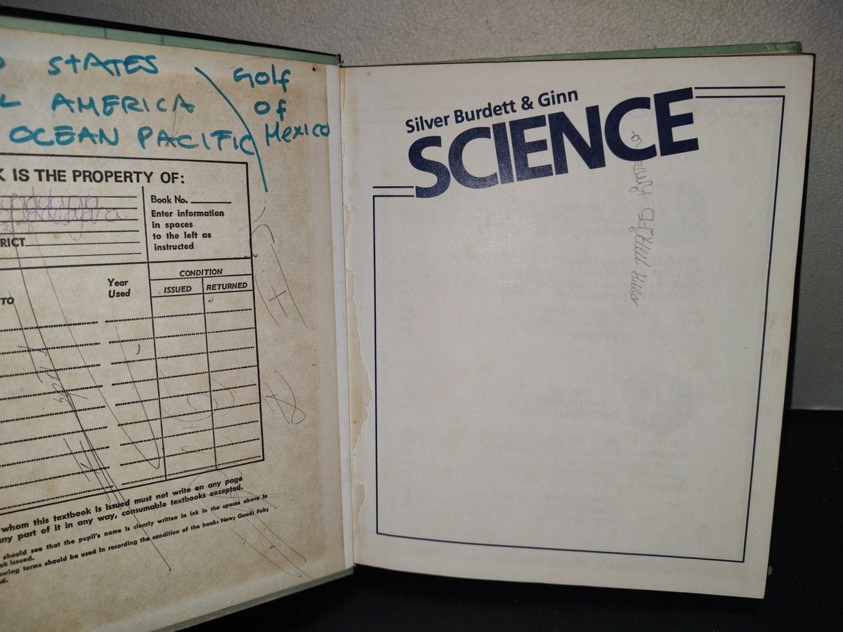 198- Libro De Ciencias Para Niños: Silver Burdett & Ginn Sicence - 80'S