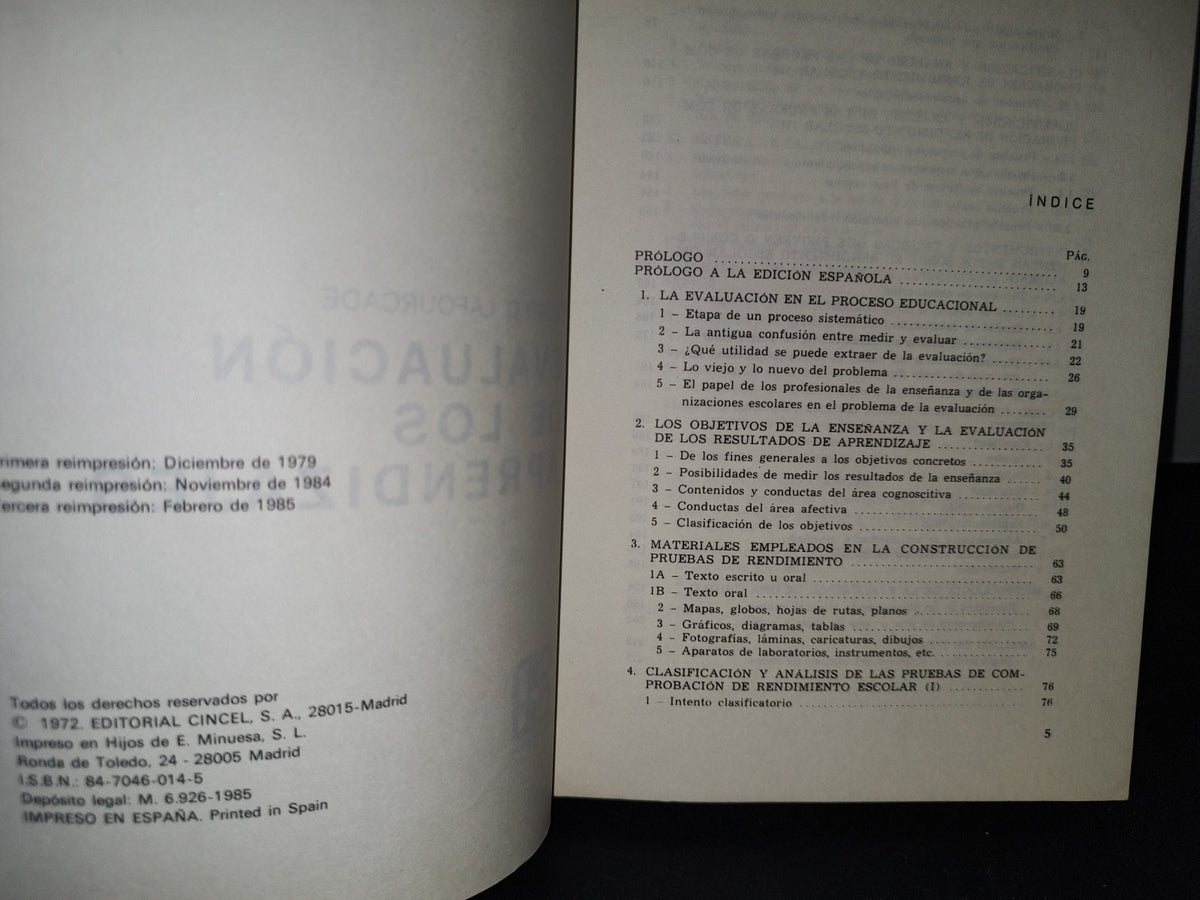 174- Evaluación De Los Aprendizajes - Pedro D. Lafourade - Editorial Cincel 1972