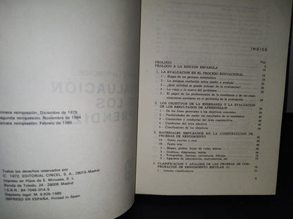 174- Evaluación De Los Aprendizajes - Pedro D. Lafourade - Editorial Cincel 1972