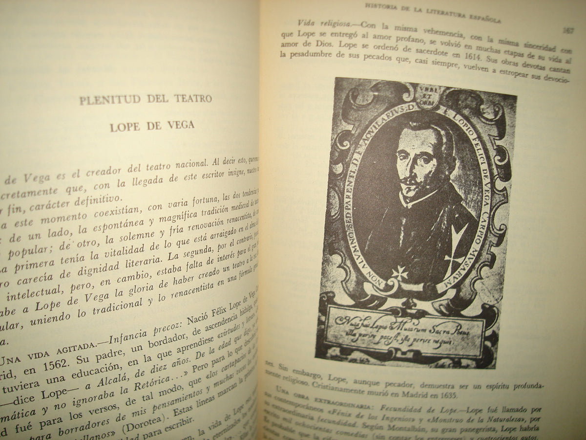 7- Historia De La Literatura Española. Historia De La Literatura Mexicana - Guillermo Díaz Plaja - Editorial Porrúa 1967