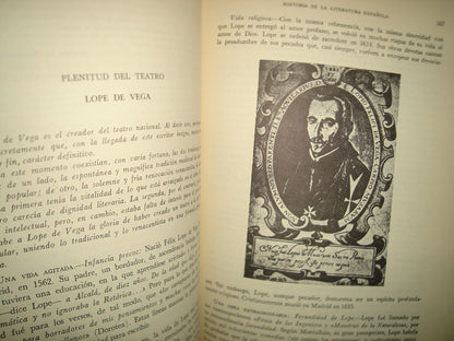 7- Historia De La Literatura Española. Historia De La Literatura Mexicana - Guillermo Díaz Plaja - Editorial Porrúa 1967