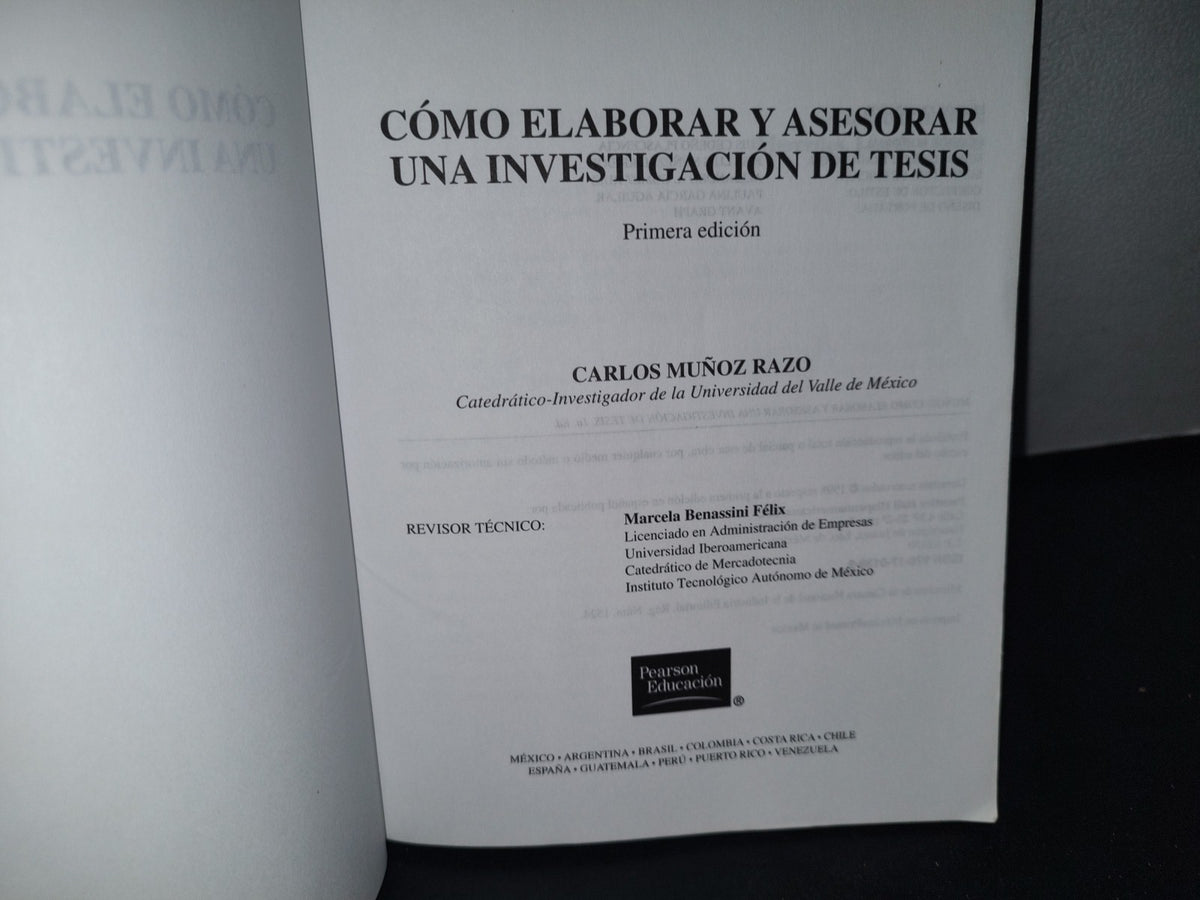 30- Cómo Elaborar Y Asesorar Una Investigación De Tesis - Carlos Muñoz Razo