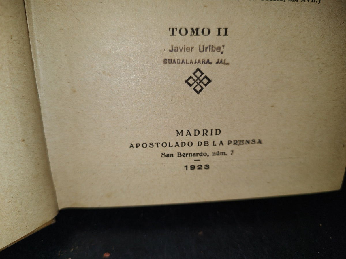 65- Los Últimos Días De Pompeya. Tomo II - E. T. Bulwer - 1923