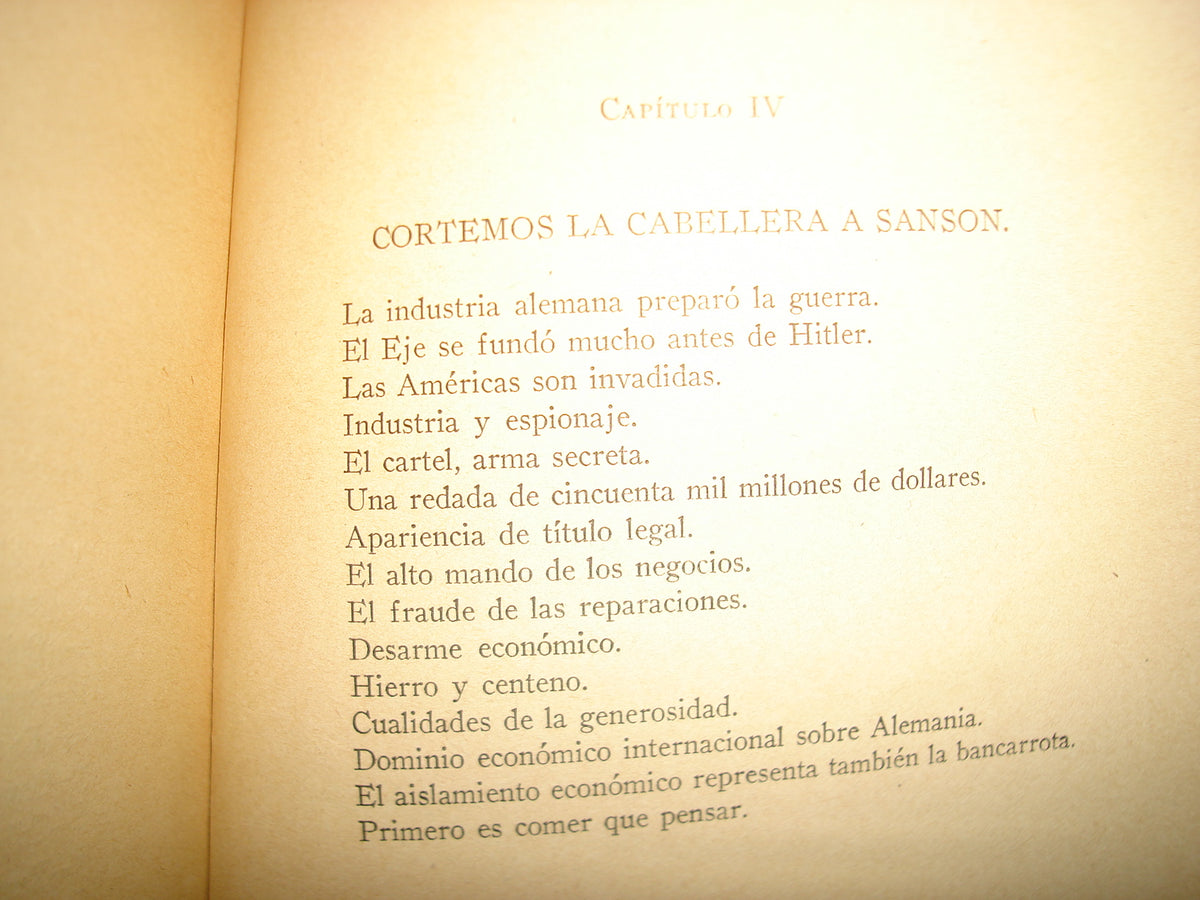 160- Problemas De Postguerra. El Destino De Alemania - Luis Nizer - 1944