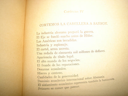 160- Problemas De Postguerra. El Destino De Alemania - Luis Nizer - 1944