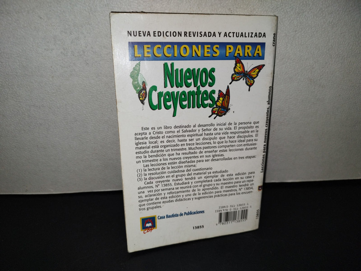 99- Lecciones Para Nuevos Creyentes. Alumnos - Santiago Crane W. Casa Bautista De Publicaciones