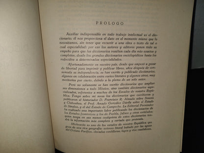 114- Diccionario Michoacano De Historia Y Geografía - Jesús Romero Flores - México 1972