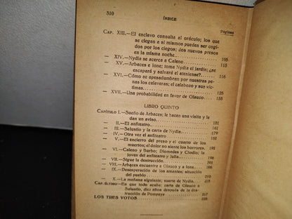 65- Los Últimos Días De Pompeya. Tomo II - E. T. Bulwer - 1923