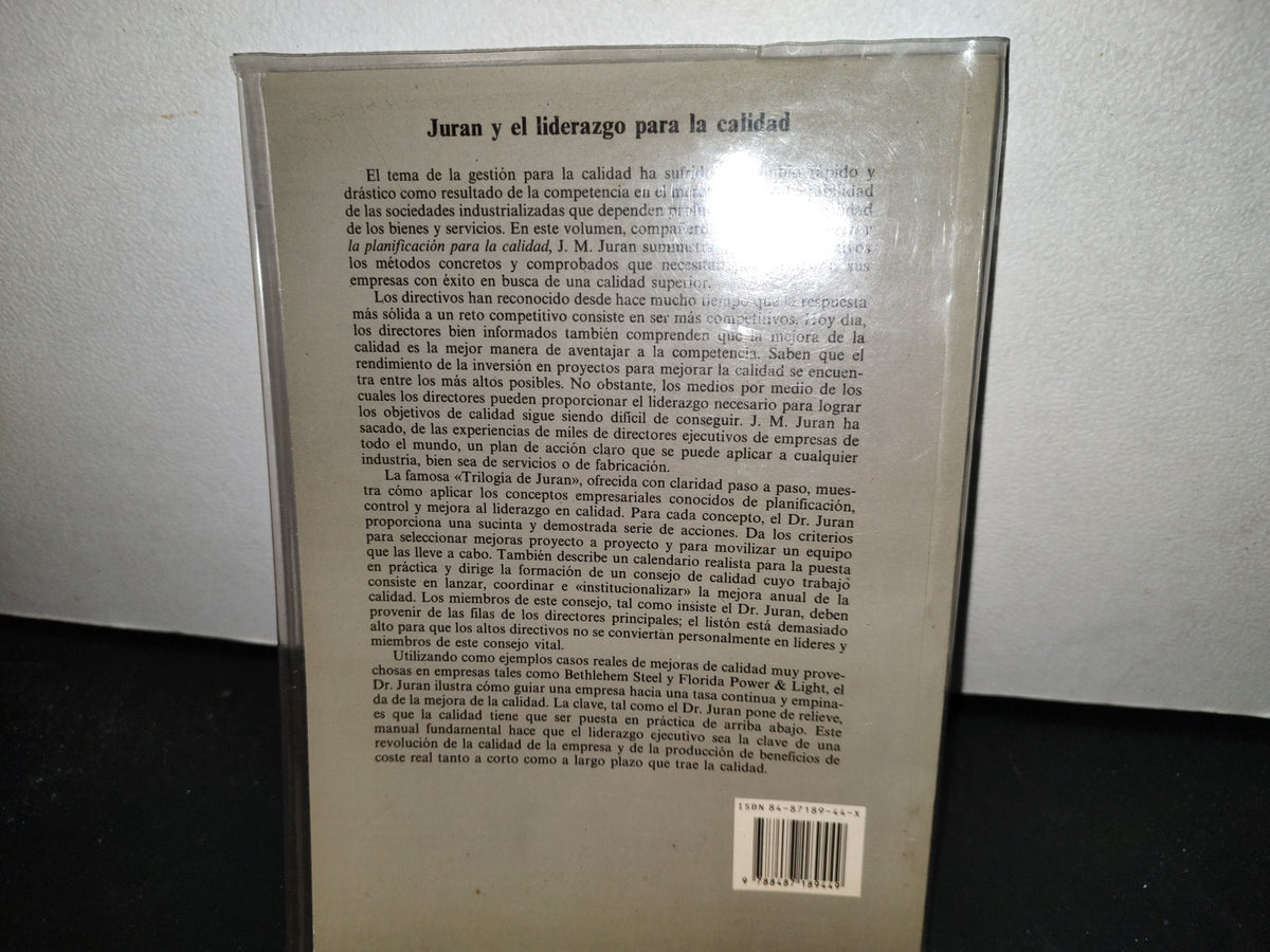 50- Juran Y El Liderazgo Para La Calidad. Un Maual Para Directivos - J. M. Juran