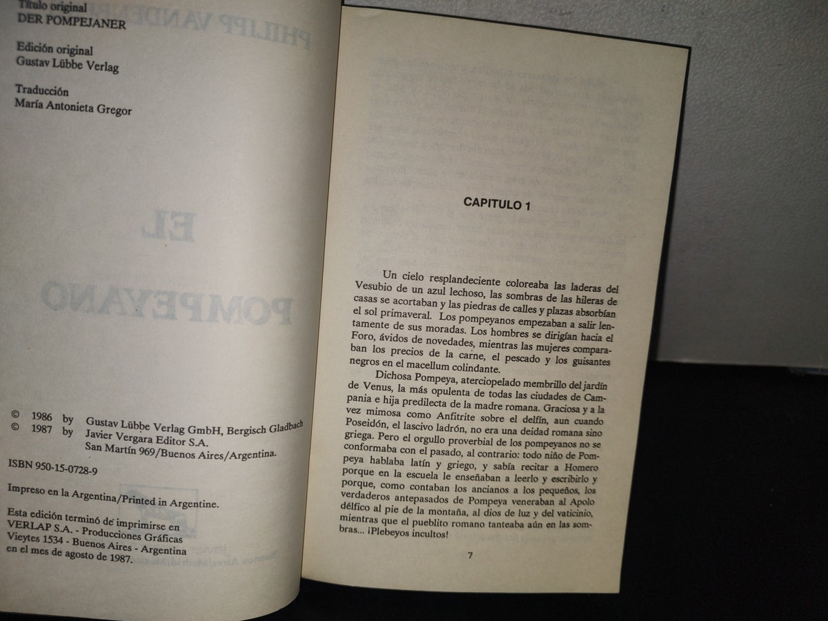 98- El Pompeyano - Philipp Vandenberg - 1987