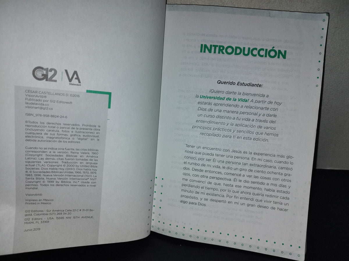 201- Guía Del Estudiante. Universidad De La Vida - César Castellanos - 2019