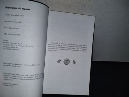 84- Dimiel. Entre Dos Mundos - Pascual Salmerón Lucas - Primera Edición: Marzo De 2012