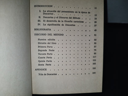 92- Discurso Del Método - René Descartes - Bruguera 1973