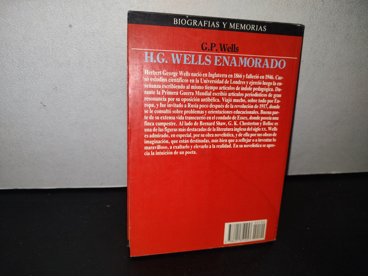 85- H. G. Wells - G. P. P. Wells  Enamorado - Primera Edición 1986