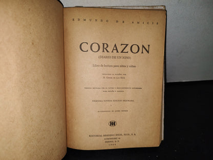 66- Edmundo De Amicis - Corazón. Ediciones Herrero - 1963