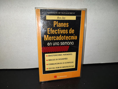 123- Planes Efectivos De Mercadotecnia En Una Semana - Ros Jay