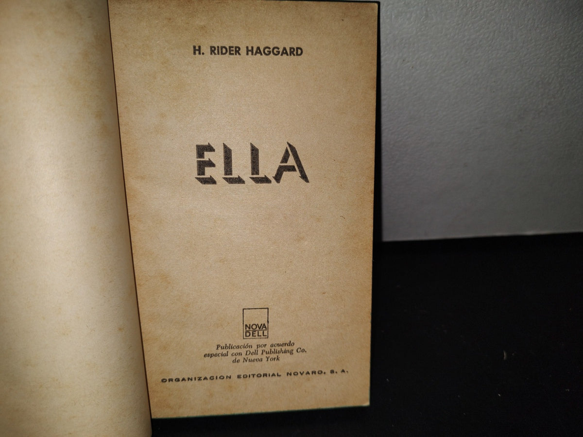 180- Ella - H. Rider Haggard - Primera Edición 1967
