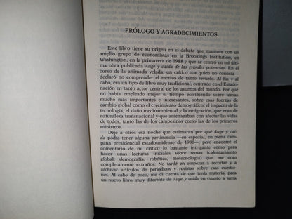 77- Hacia El Siglo Xxi. Un Extraordinario Análisis De Las Fuerzas Y Tendencias Que Perfilarán El Nuevo Siglo - Paul Kennedy - Plaza & Janés, 1993