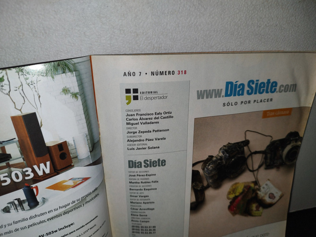 166- Revista Día Siete. S-11: 5 Años De Dolor, Viva Más, Coma Soya. No. 318 - 2007