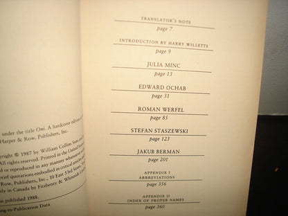 168- ”Them”. Stalin'S Polish Puppets - Teresa Toranska. First Perennial Library Edition Published 1988
